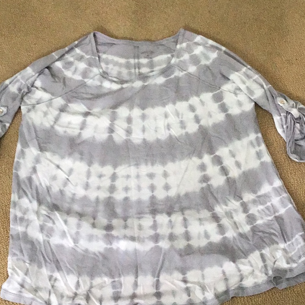 Calvin Klein 1X tie dye long t shirt